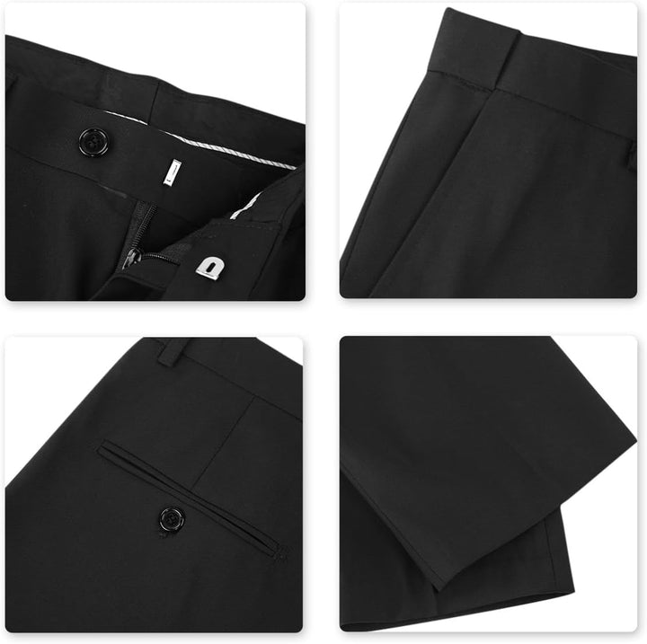 YOUTHUP Herren Anzug Slim Fit 3 Teilig Anzüge für Hochzeit Business Herrenanzug Sakko Anzughose West