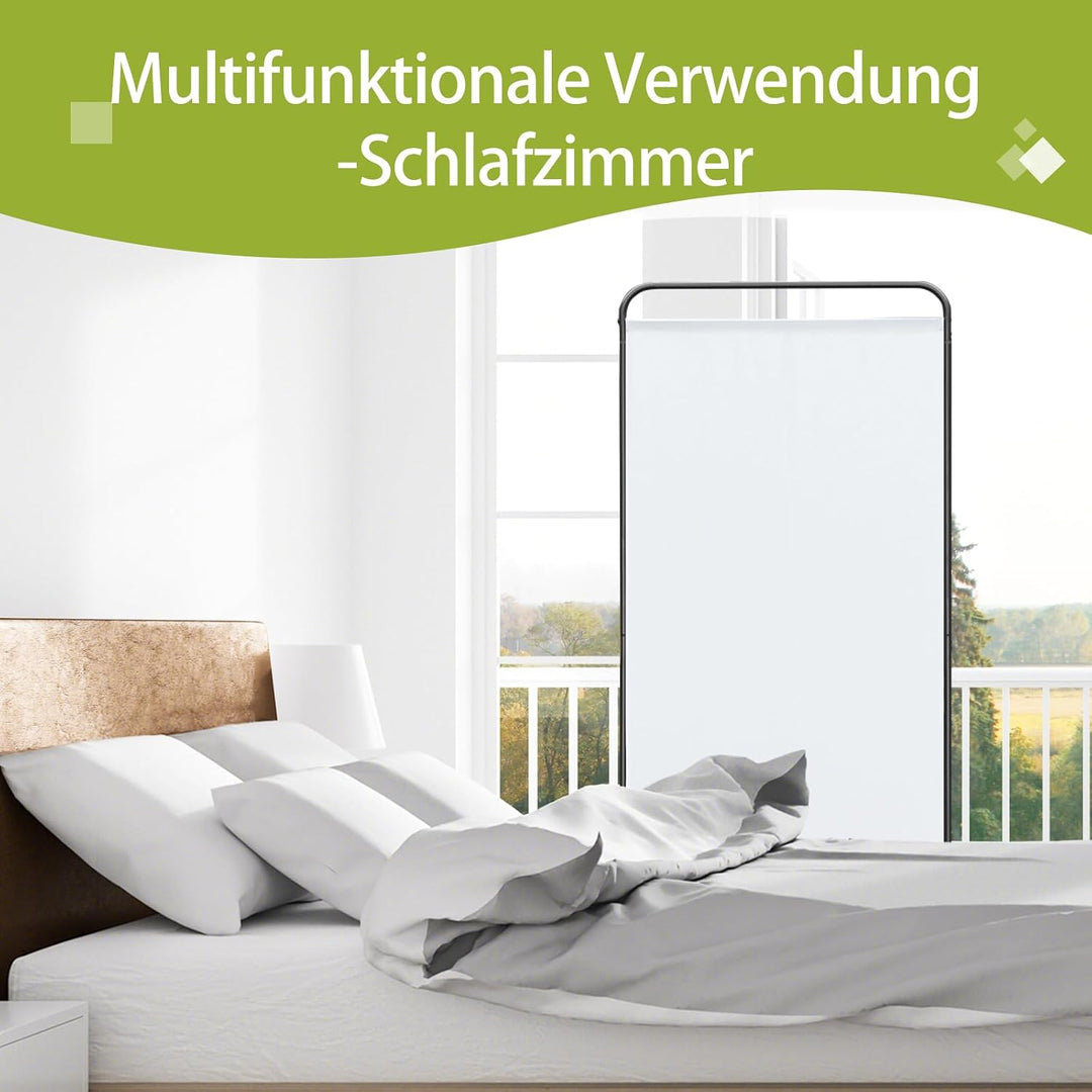 Angel Living Paravent 1 Teilig Klappbar Raumteiler Freistehend Sichtschutzwand Raumteiler Stellwand
