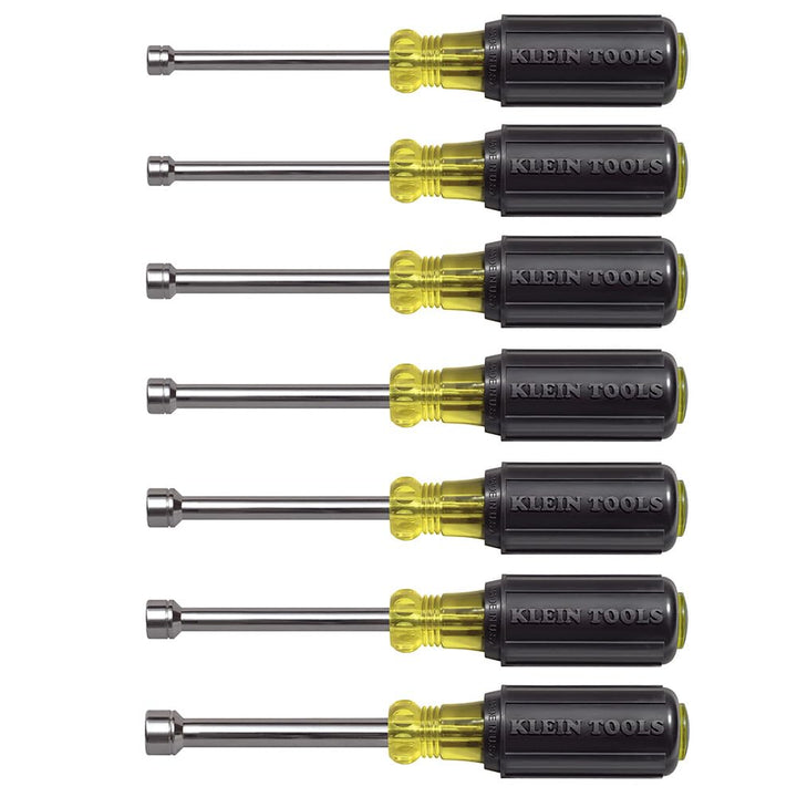 Klein Tools 65160 Steckschlüsselsatz, Gelb mit schwarzem Griff