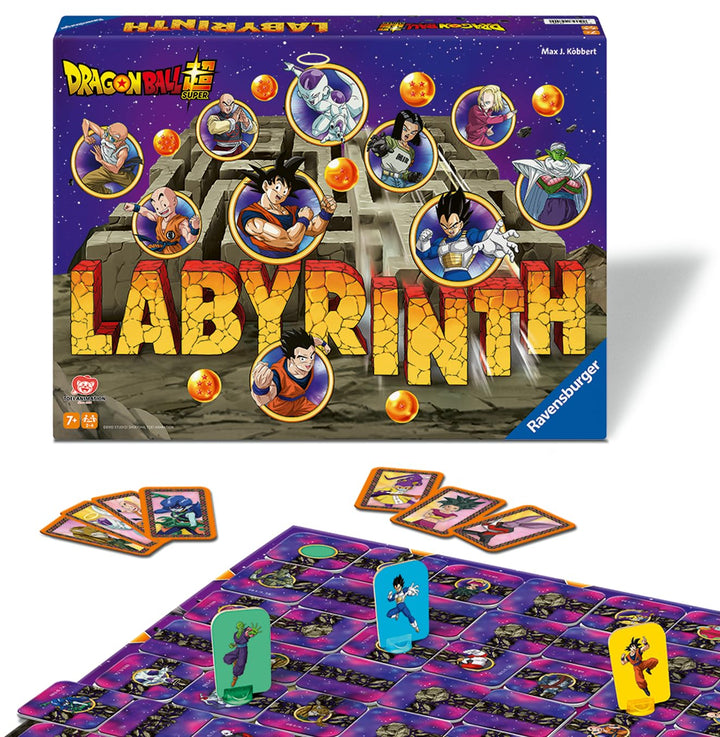 Ravensburger 24740 - Dragon Ball Super Labyrinth - Der Spieleklassiker für 2-4 Spieler ab 7 Jahren i