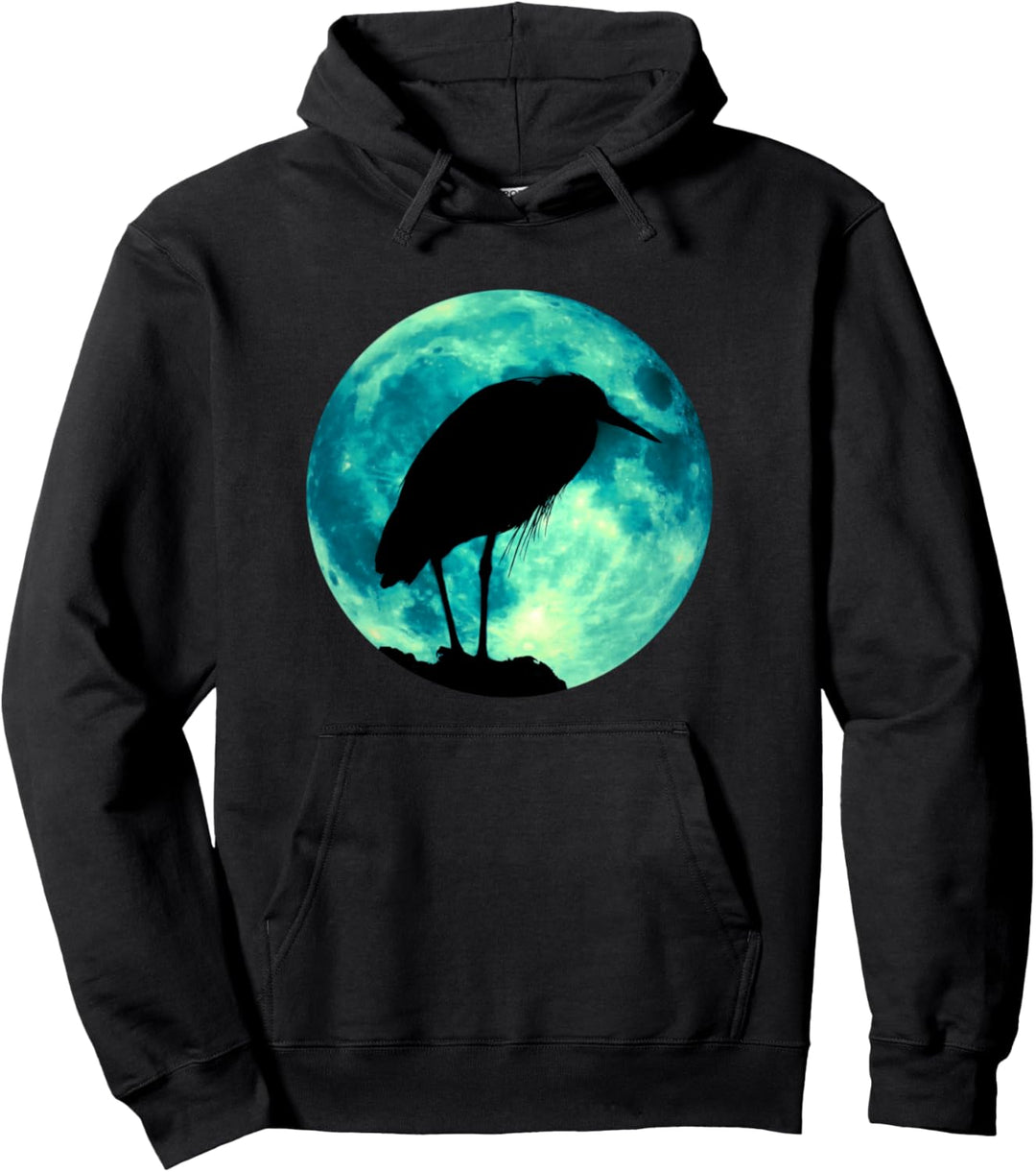 Full-moon Raven Pullover Hoodie