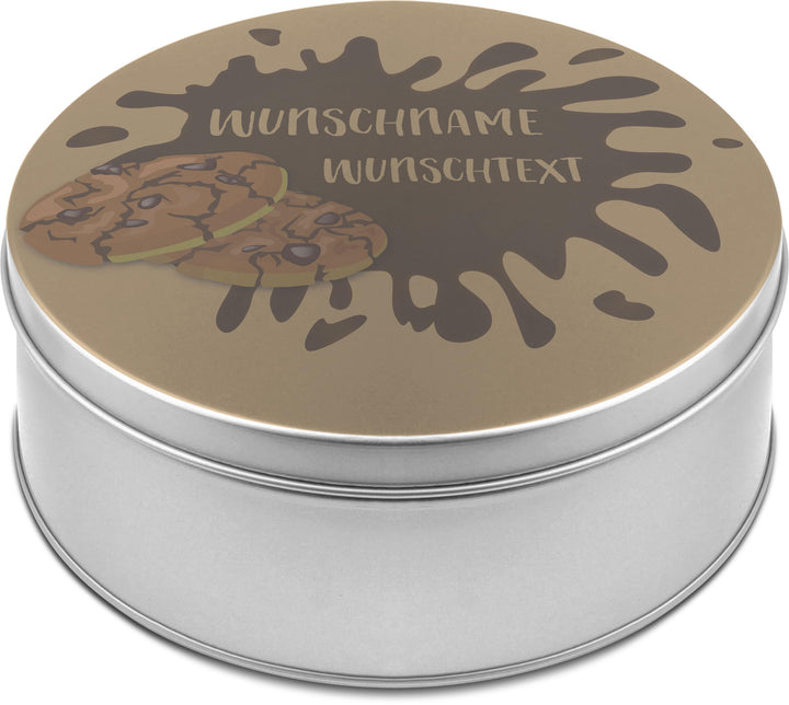 printplanet® - XL Keksdose personalisiert - Keks-Dose mit eigenem Wunschtext personalisieren - Plätz