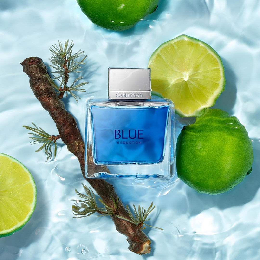Antonio Banderas Perfumes – Blue Seduction – Eau de Toilette Spray für Herren – 200 ml Aromático 200