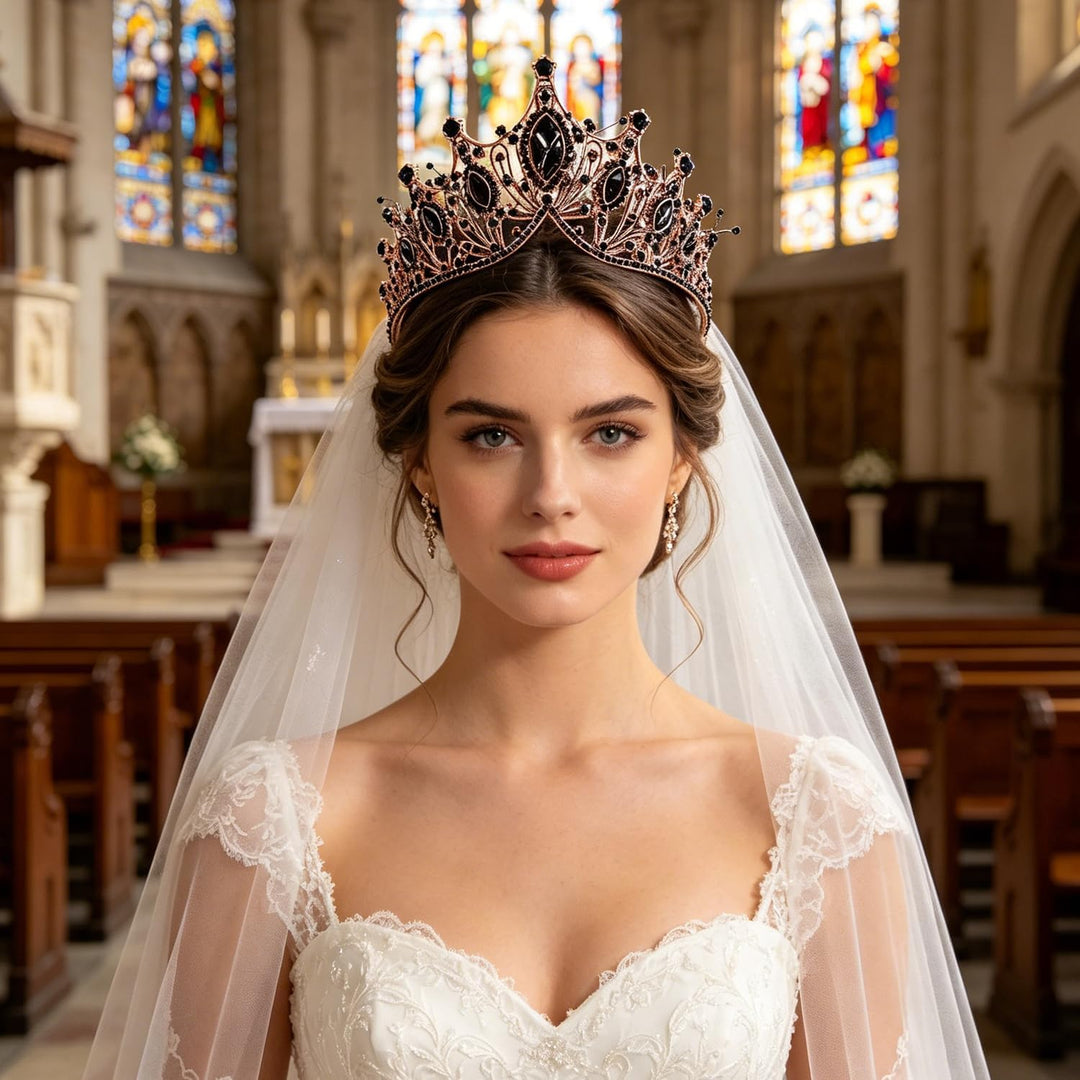 Tiara Kristallkrone für Bridal, Prinzessin Diadem Hochzeit Tiara Crown für Hochzeit Abschlussbälle P