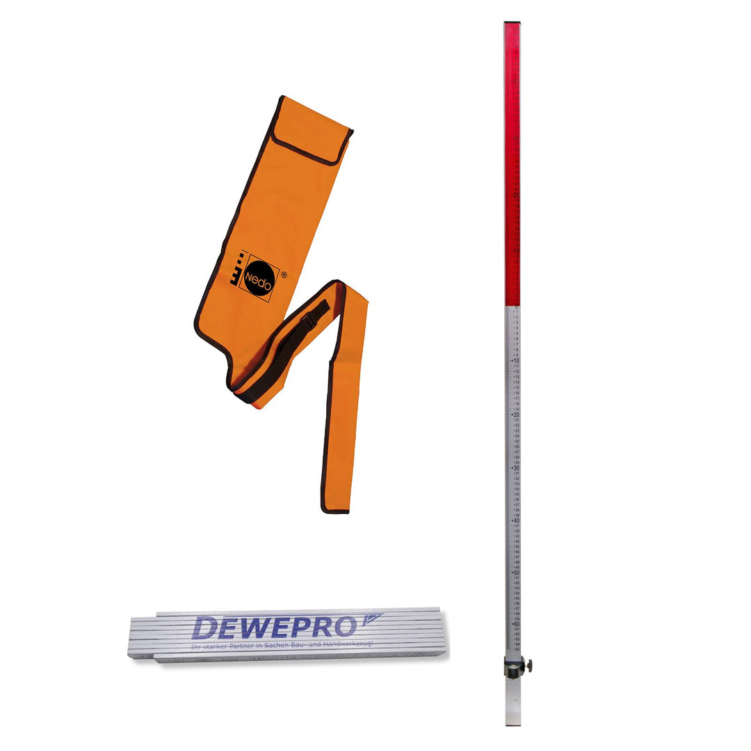 Nedo® Flexilatten-Set QualiLine - Flexilatte Länge 1,31m - 2,42m - inkl. Universaladapter mit Schnel