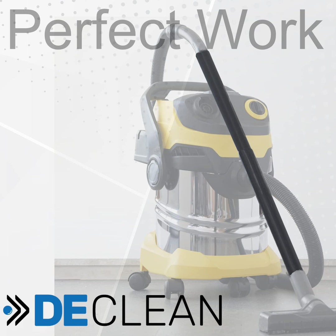 DeClean 2 x Verlängerungs Rohr 35 mm Staubsaugerrohr Staubsauger Kunststoff kompatibel mit Kärcher A