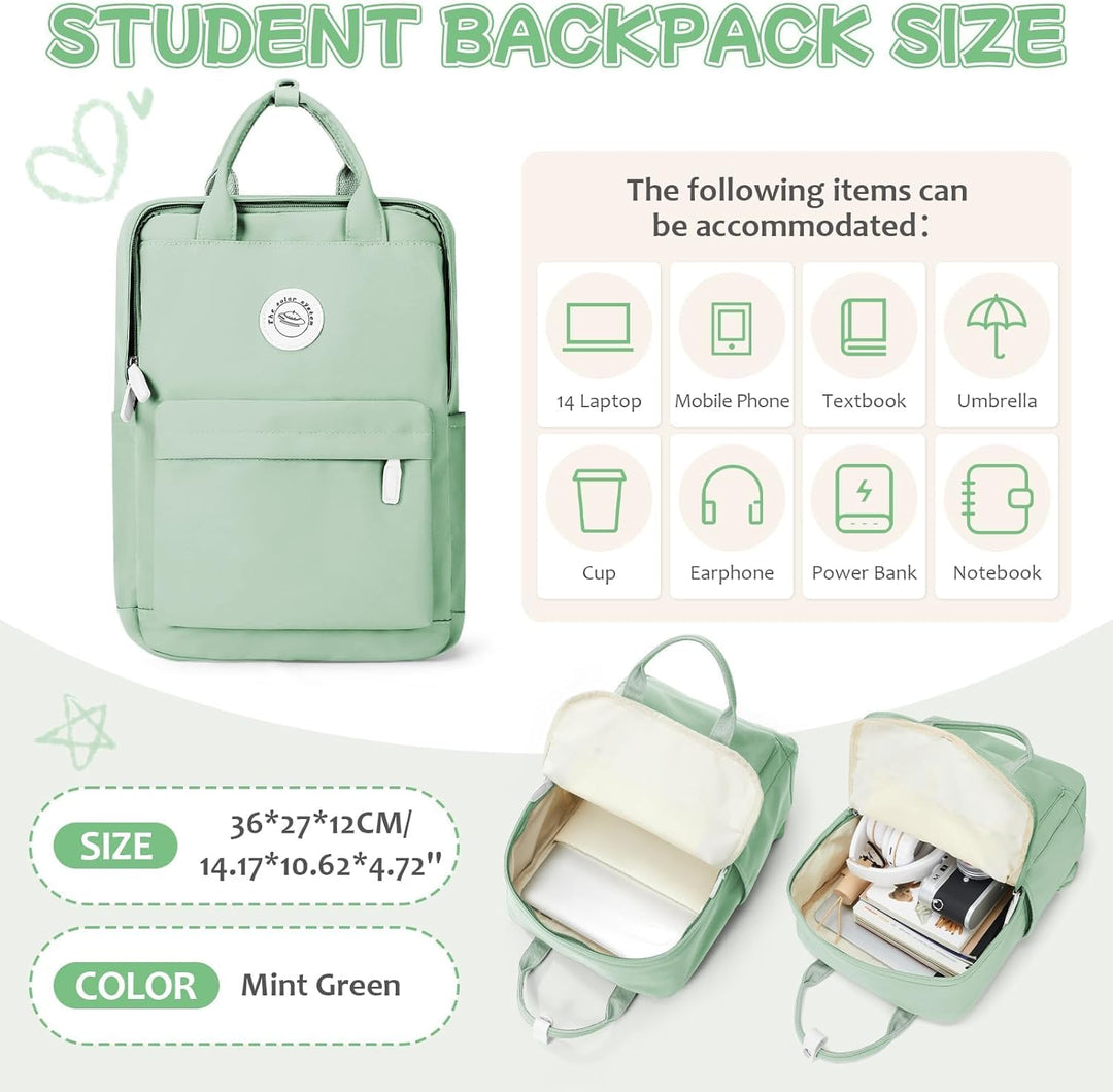 HYC00 Schultaschen Schulrucksack Teenager Mädchen Jungen Schulranzen College-Rucksack Schultasche Mä