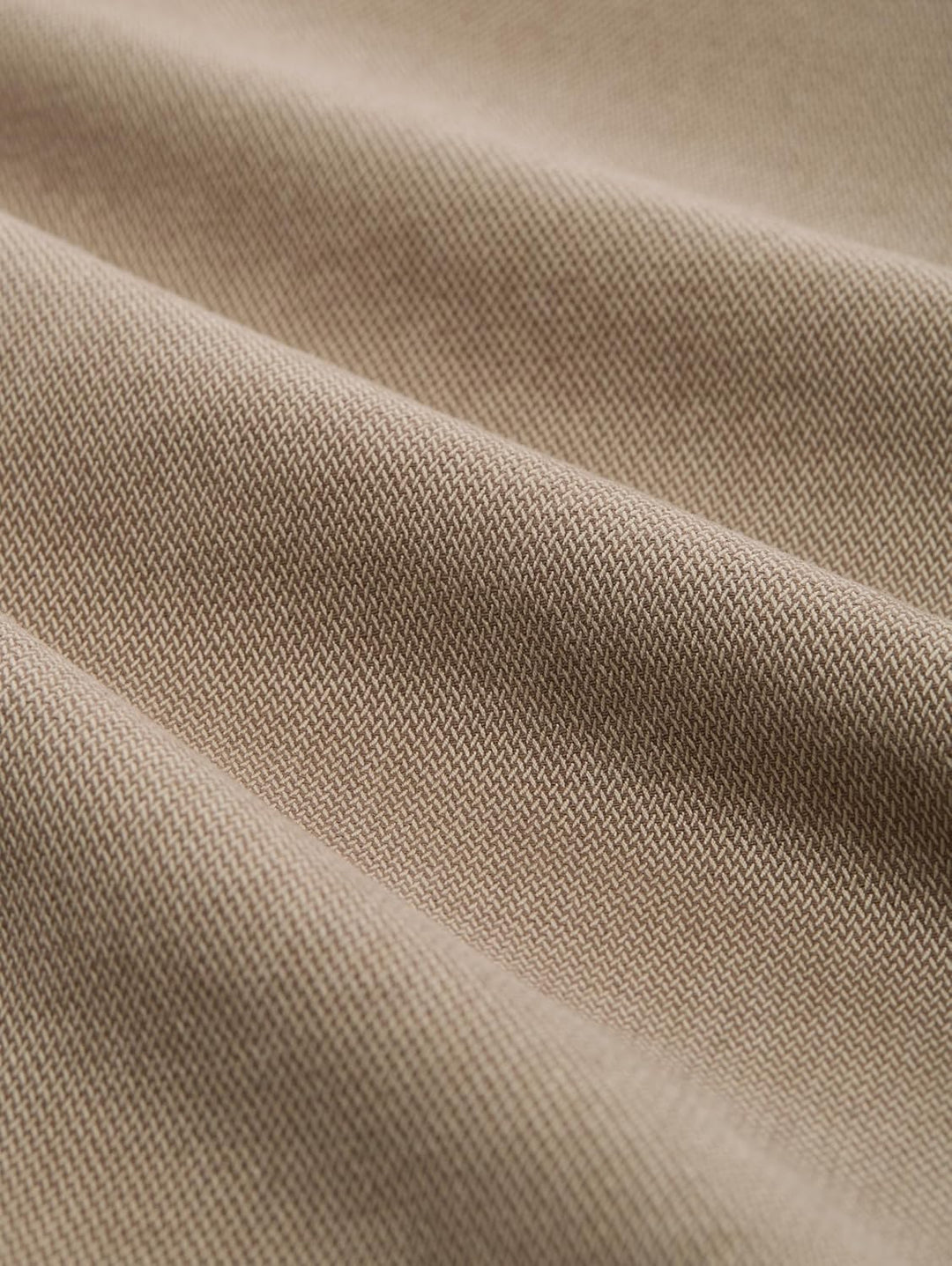 Tom Tailor Herren Slim Fit Chino Hose aus Stretch Piqué mit Gürtel 29W / 32L 38564 - Beige Brown Zig
