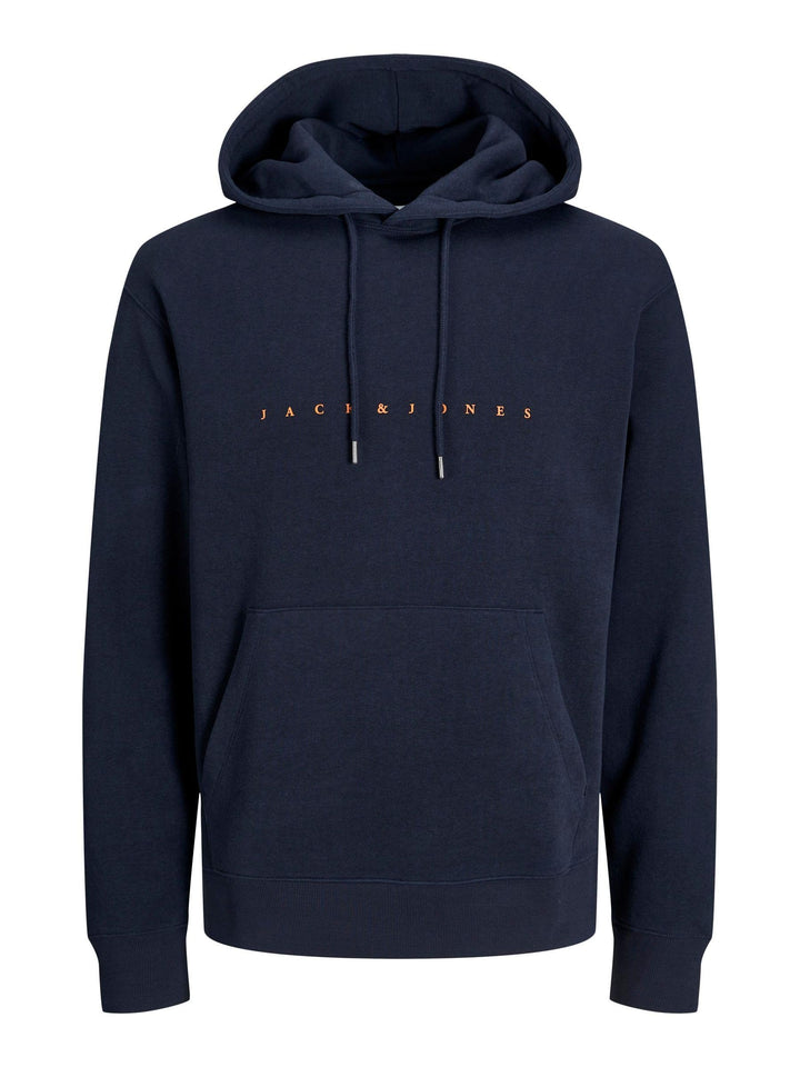 JACK & JONES Herren Hoodie Kapuzenpullover JJESTAR JJ Sweat Hood - Relaxed Fit XS Dark Navy, XS Dark