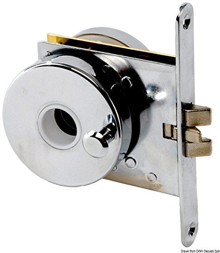 Osculati Einsteckschloss m. Vibrationsschutz 110 x 13 mm
