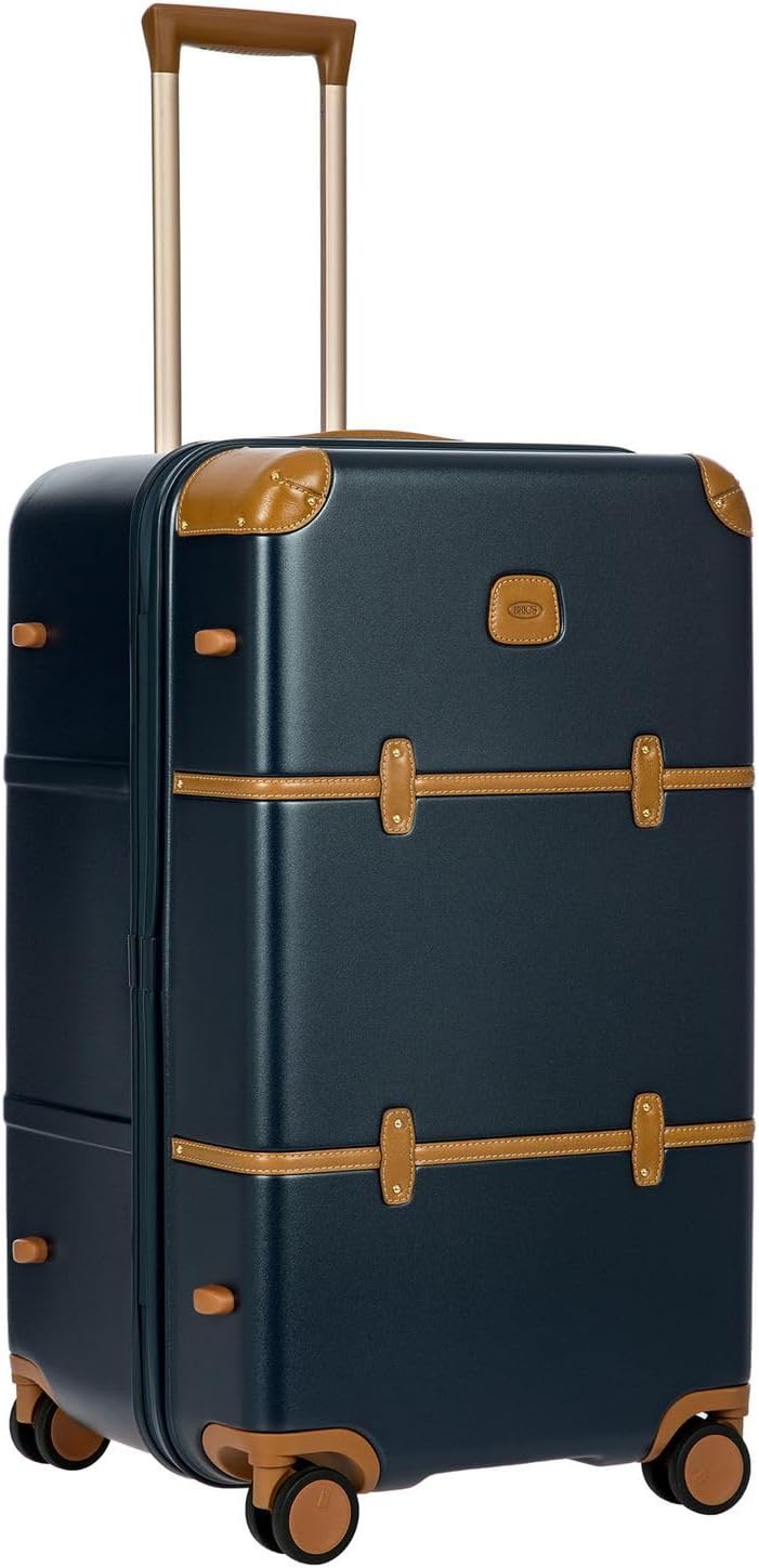 Brics Bellagio Trunk - 4-Rollen Trolley 74 cm blue tobacco Einheitsgrösse Blue Tobacco, Blue / Tan