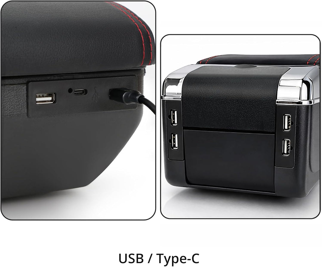 für CX3 CX-3 2014-2019 Armlehne Mittelkonsole Aufbewahrungsbox Doppelschicht Mit Getränkehalter Dopp