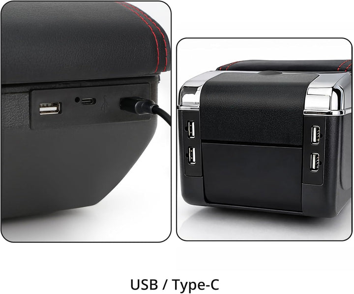 für CX3 CX-3 2014-2019 Armlehne Mittelkonsole Aufbewahrungsbox Doppelschicht Mit Getränkehalter Dopp