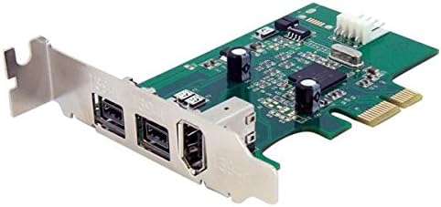 StarTech.com 3 Port 800+400 FireWire PCI Express Schnittstellen Low Profile Combo Karte - PCIe 3 Por