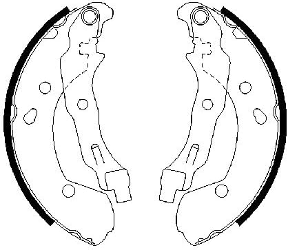 Bosch 986487668 Bremsbacke