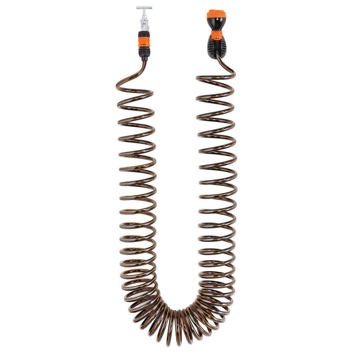 Claber Spiralschlauch Kit Plus MT.15 9338, Schwarz/Orange