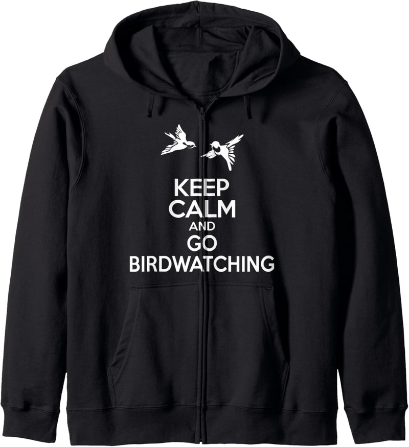 Keep Calm And Go Birdwatching Kapuzenjacke