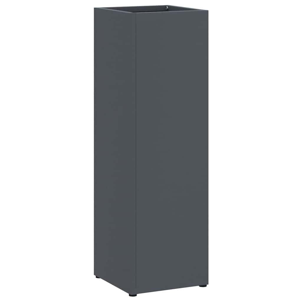vidaXL Sonnenschirmhalter Anthrazit 15,5 x 15,5 x 49 cm Metall, Stylischer Wohnzimmer-Speicher, rech