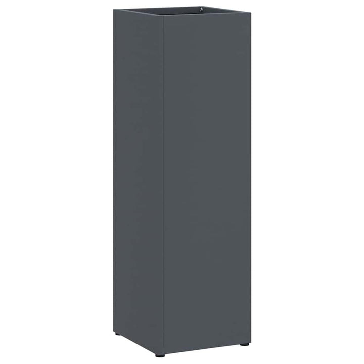vidaXL Sonnenschirmhalter Anthrazit 15,5 x 15,5 x 49 cm Metall, Stylischer Wohnzimmer-Speicher, rech
