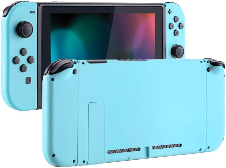 eXtremeRate Hülle Case für Nintendo Switch Joycon/Konsole, Rückgehäuse&Kickstand für Switch Console,