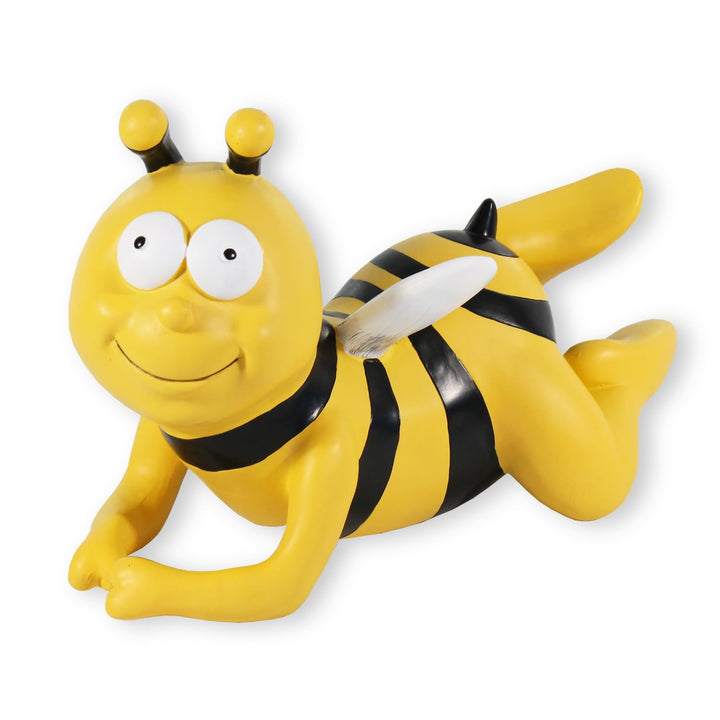 colourliving Gartenstecker Biene gross Bienen Deko Figuren Gartenfigur Bienen Dekoration handbemalt