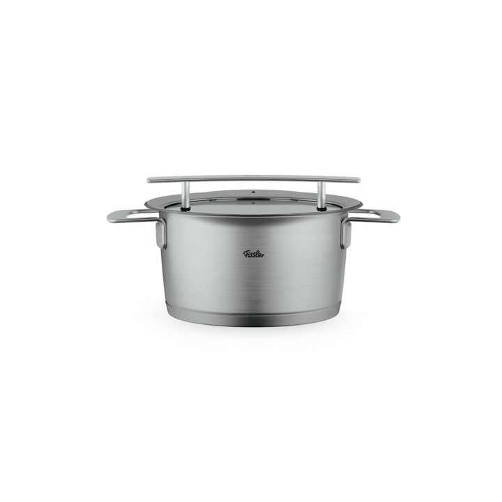 Fissler Phi Collection Kochtopf (20 cm, 3,2 L) mit Glasdeckel – Edelstahl-Topf induktionsgeeignet, e