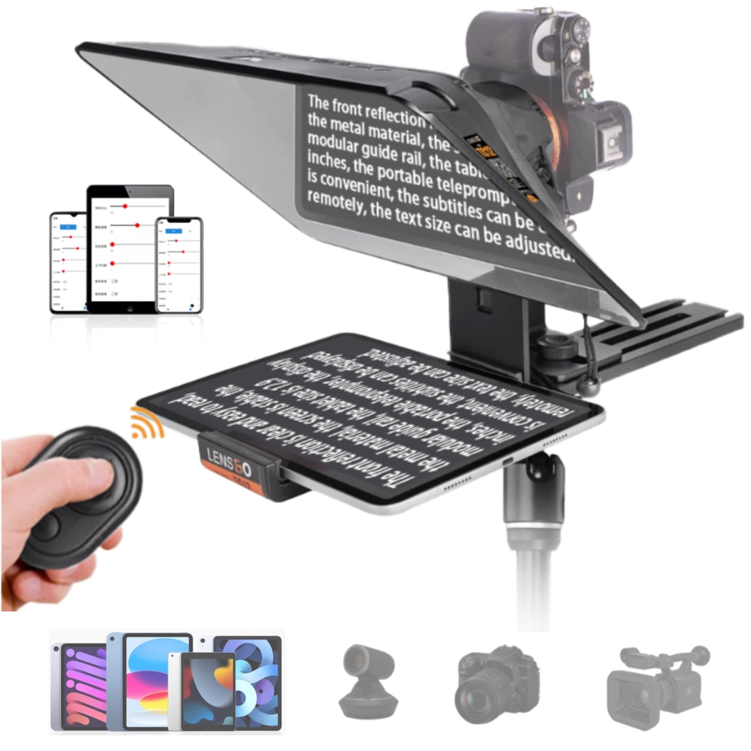 LENSGO TC7 II Folding Teleprompter (TC12), TC12