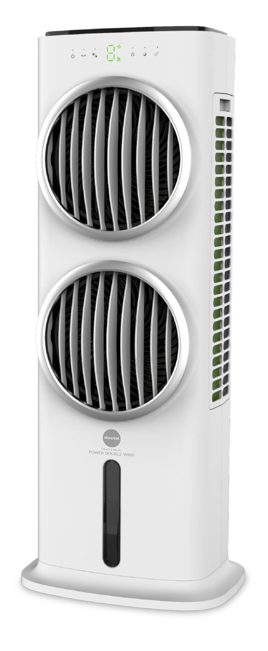 MACOM Enjoy & Relax 988 Power Double Wind, sehr leistungsstarker Verdunstungskühler mit Doppelventil