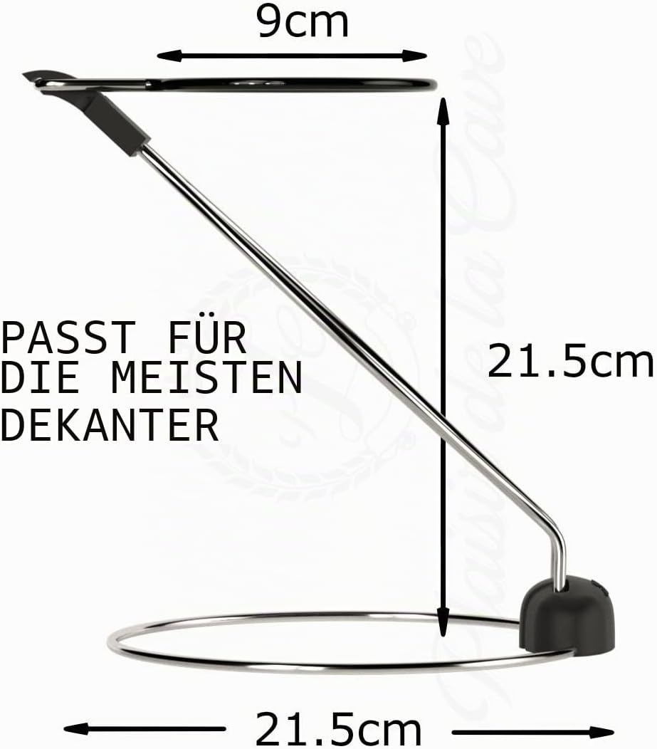 2in1 Dekanter Ständer - Ultrakompakt Schneller und Fleckenfreier Dekantertrockner &amp; Zusammenfalten f