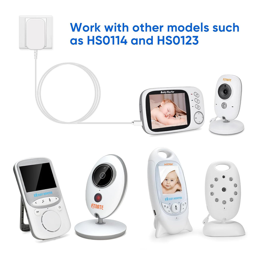 MYPIN 5V 1000mA Babyphone Ladegerät Netzteil Ladekabel, Baby Monitor und Elterneinheit Ladegerät, Mi