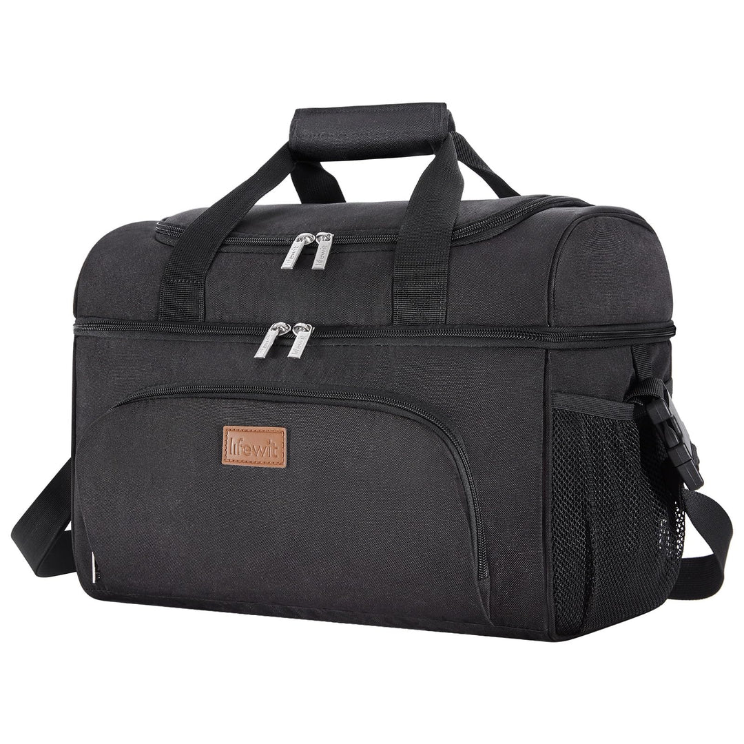 Lifewit Kühltasche Gross Einkaufstasche Faltbar Cooler Bag Sportliche Kühlbox Isoliertasche Double D