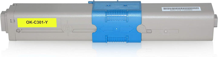 4 Toner kompatibel mit Oki C301, C321DN, C301DN, MC332DN, MC342DN, MC342DNW, MC340 Series - Schwarz