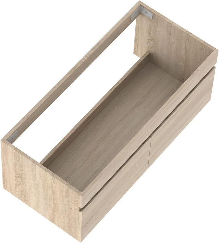 Aica Sanitär Waschbeckenunterschrank 80 cm Unterschrank Waschtischunterschrank Eiche 80cm-Typ B Eich