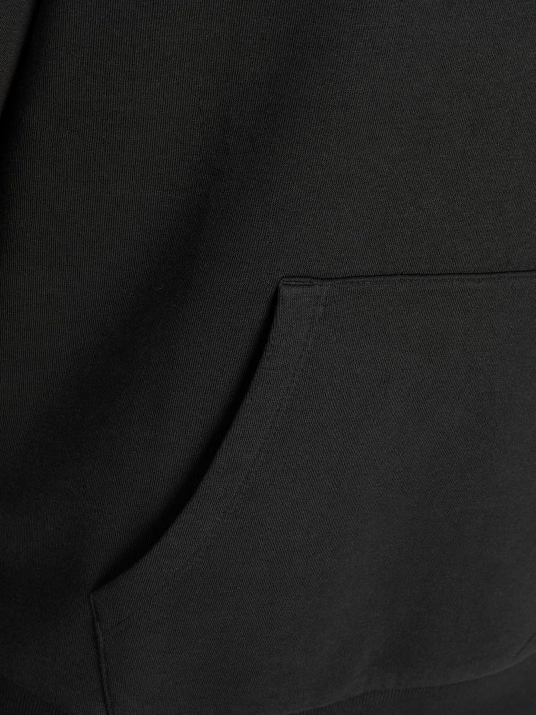 JACK & JONES Male Kapuzenpullover Logo Kapuzenpullover S Schwarz (Black Detail: Reg Fit), S Schwarz