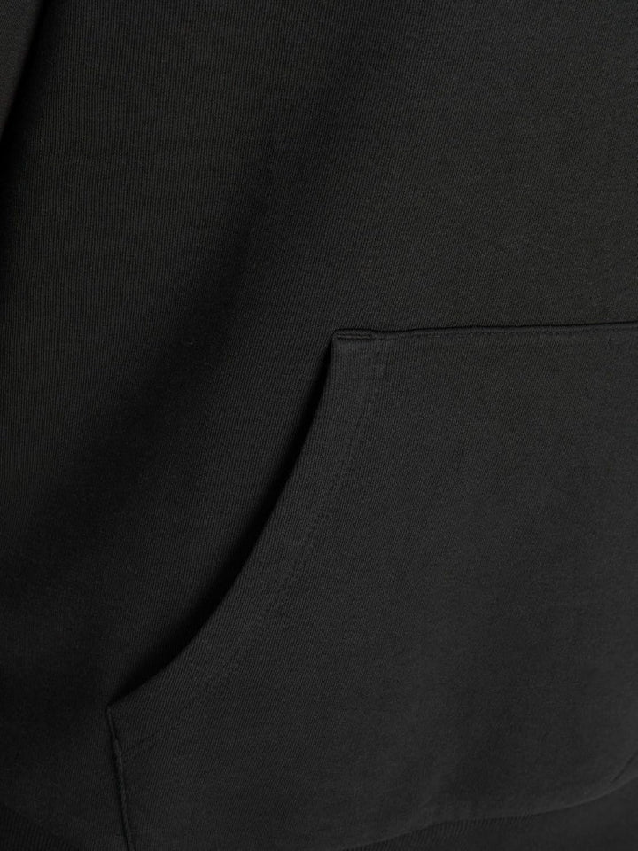 JACK & JONES Male Kapuzenpullover Logo Kapuzenpullover S Schwarz (Black Detail: Reg Fit), S Schwarz