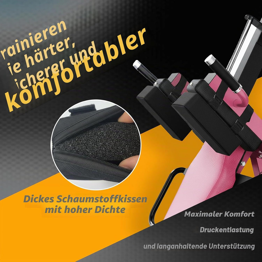 J Bryant Hack Squat Schulterpolster-Set – 4 cm Dicke Universal-Polster für Hack Squat &amp; Beinpresse –