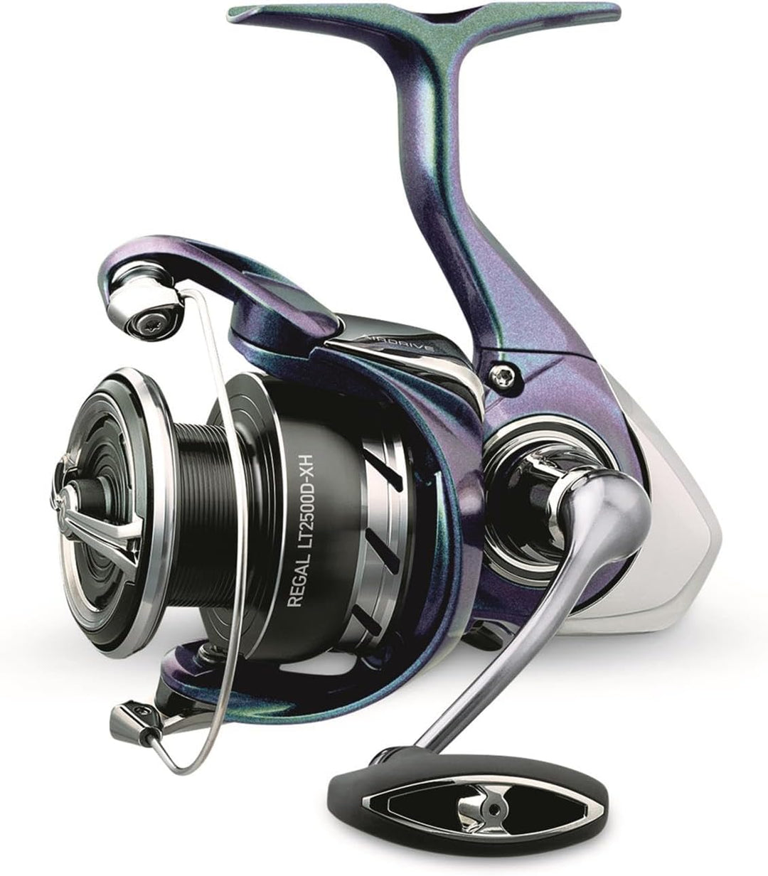Daiwa Regal LT Deep Spool Spinning Reel for Lakes, Ponds and Rivers Mehrfarbig 4000D-CXH-B, Mehrfarb
