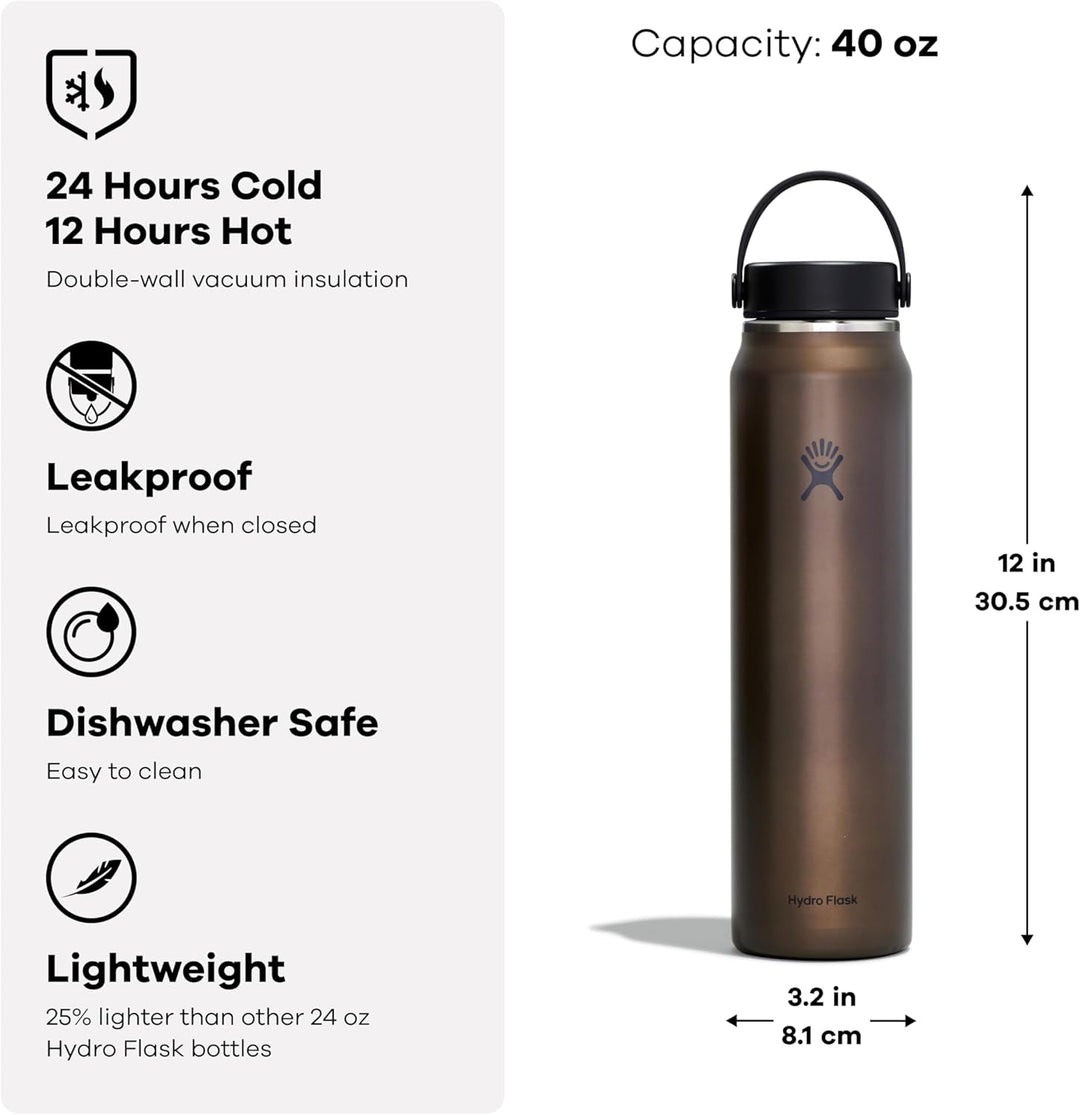 Hydro Flask 1,134 g, leicht, breit, Flexkappe, Quarz 1,2 kg Quarzfarben, 1,2 kg Quarzfarben