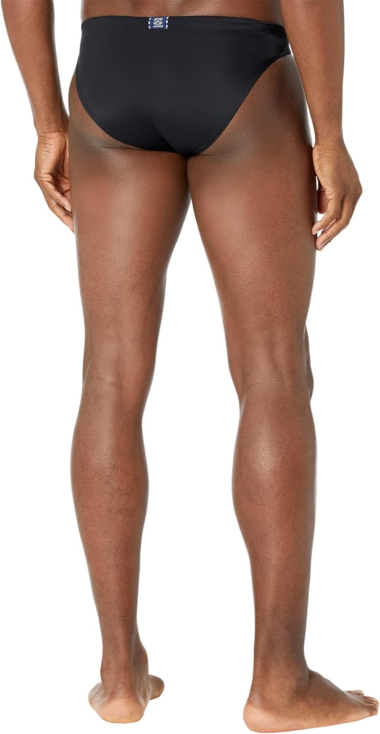 HOM Herren Slip De Bain Micro Sea Life Badehose M Noir, M Noir