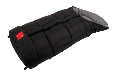 Kaiser Iglu Thermo Fleece Fusssack, schwarz hellgrau, schwarz hellgrau