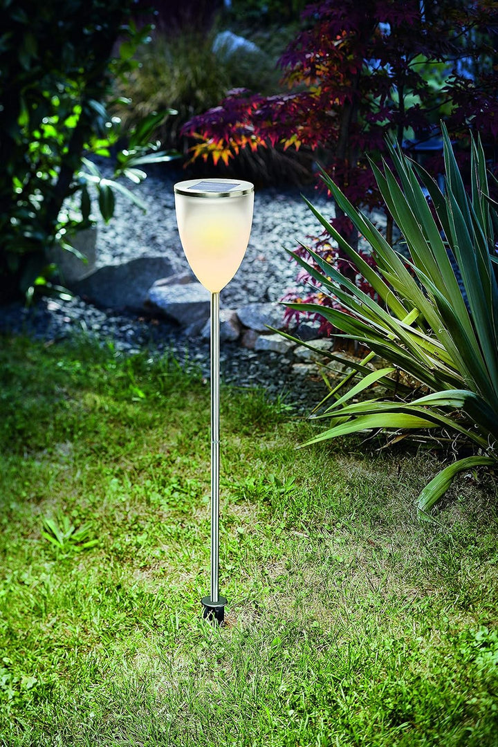 Esotec Solar Stableuchte Tropic Light, Duo Color, 2 Lichtfarben warmeiss kaltweiss, LED Steckleuchte