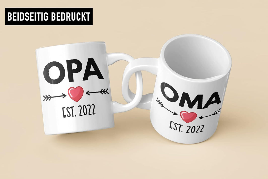 Trendation - Ihr werdet Oma und Opa 2022 Geschenk Schwangerschaft Verkünden Überraschung Baby Du Wir