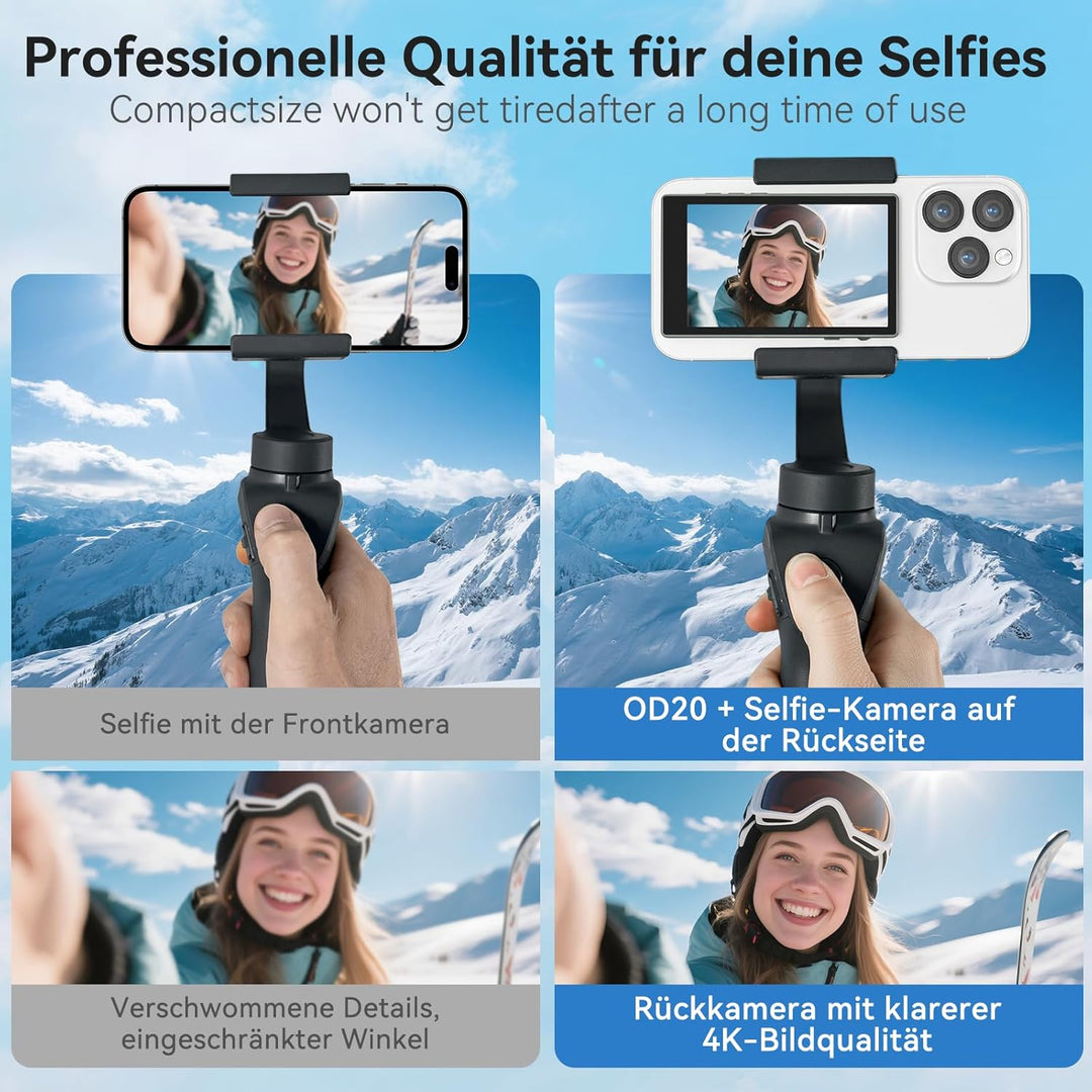 Selfie Monitor Smartphone Rückkamera magnetischer Vlog-Bildschirm für iPhone und Android geeignet fü