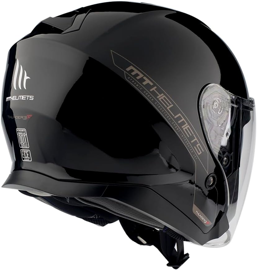 MT HELMETS THUNDER 3 SV JET SOLID A1 GLOSS BLACK XL