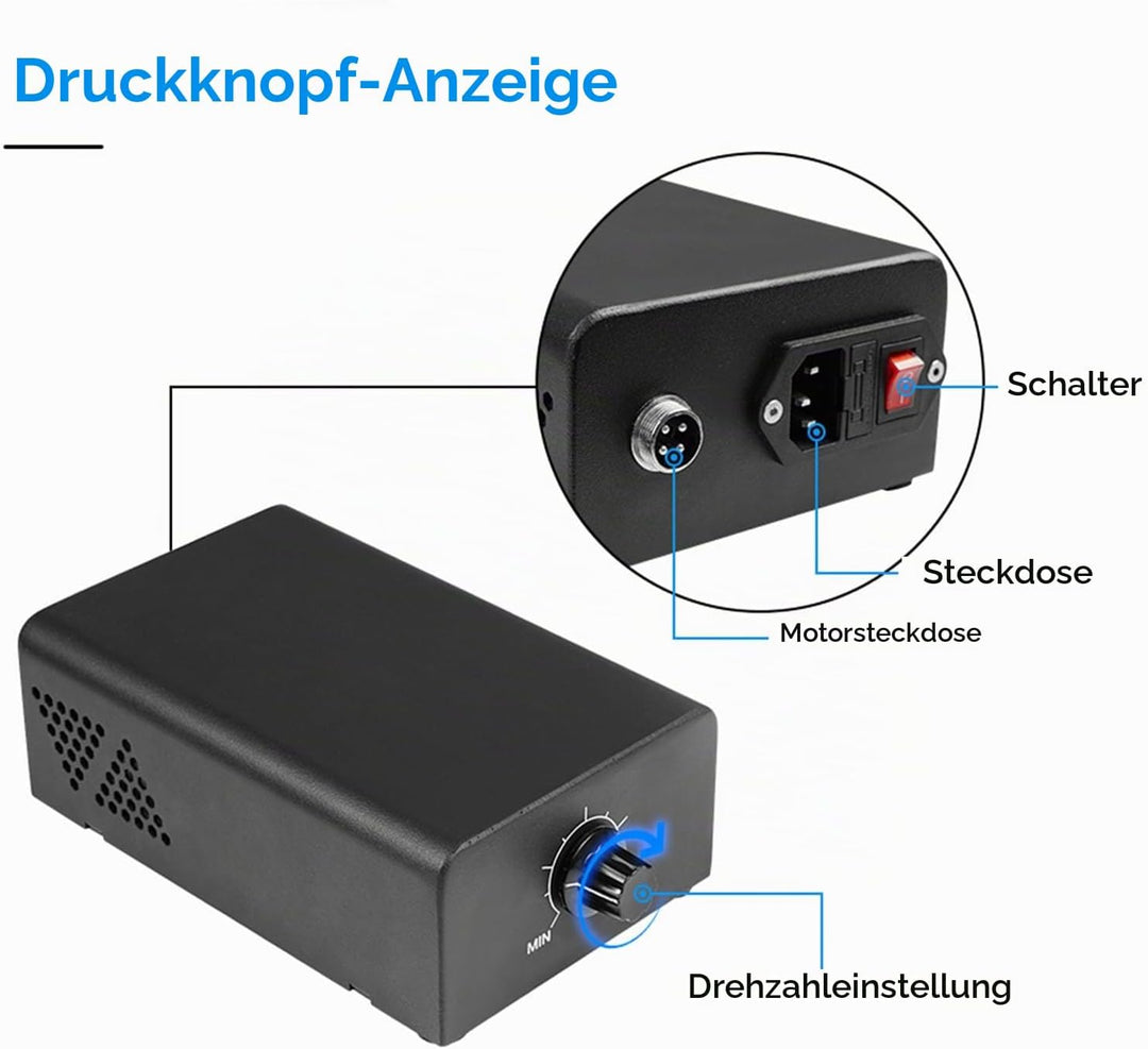 Twotrees TTC450 TT450Pro 500W Spindel-Kit CNC 500W Spindelmotor-Kit Luftgekühlter BLDC-Motor 11000RP