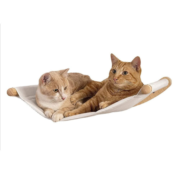 Kletterwand Katzen,53cmx47cm Katzenhängematte &amp; 2 Kratzbaum, Kängematten Katzen Wand Bis Zu 10 Kg,Ka