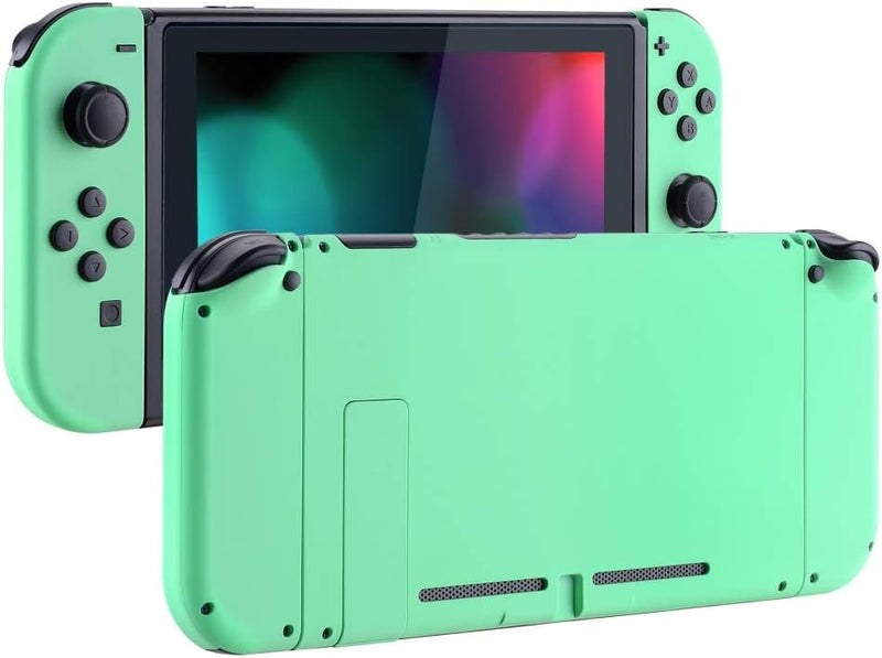 eXtremeRate Hülle Case für Nintendo Switch Joycon/Konsole, Rückgehäuse&Kickstand für Switch Console,