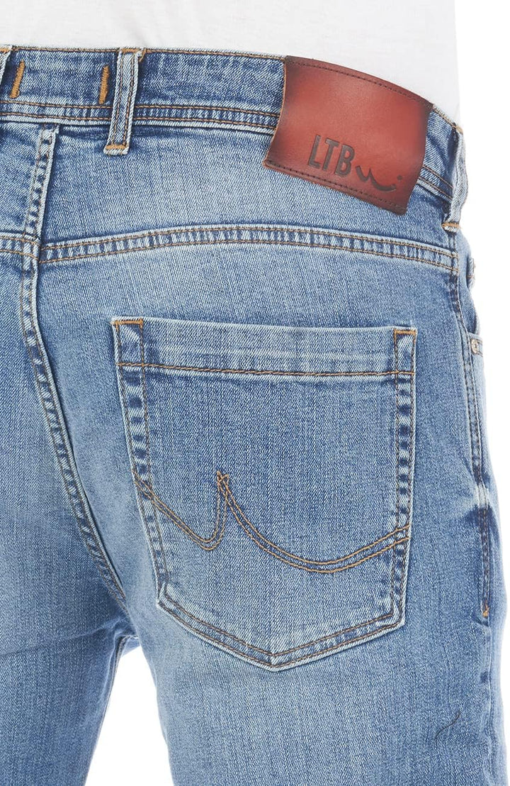 LTB Herren Jeans Hose PaulX Straight Fit Jeanshose Basic Baumwolle Denim Stretch Blau Schwarz w28 w2
