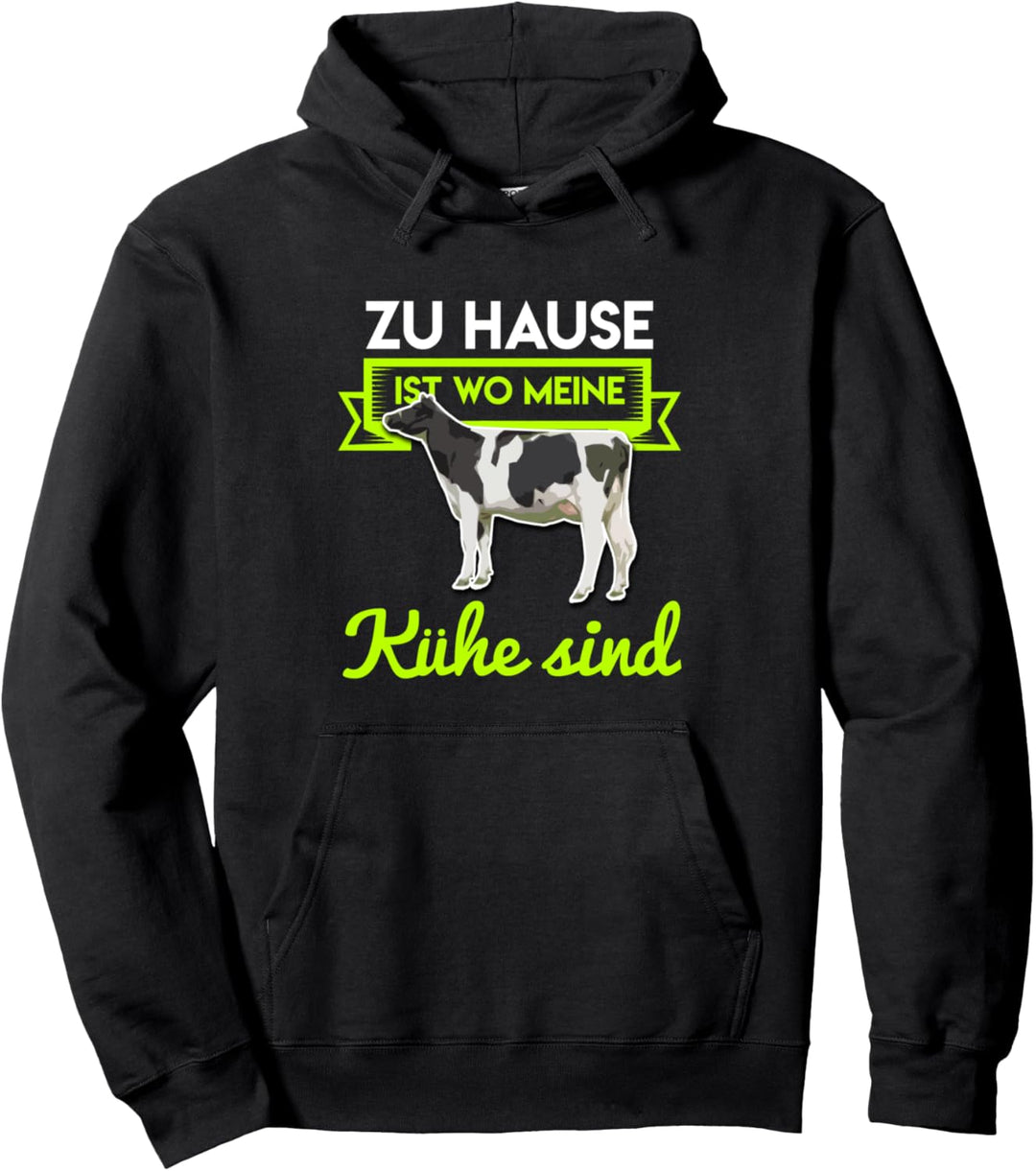 Kühe Landwirt Bauer Bauernhof Spruch Pullover Hoodie
