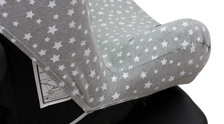 JYOKO KIDS Bezug für Autositz kompatibel mit Axkid (White Star, Axkid Minikid Kidzone Duofix) Axkid